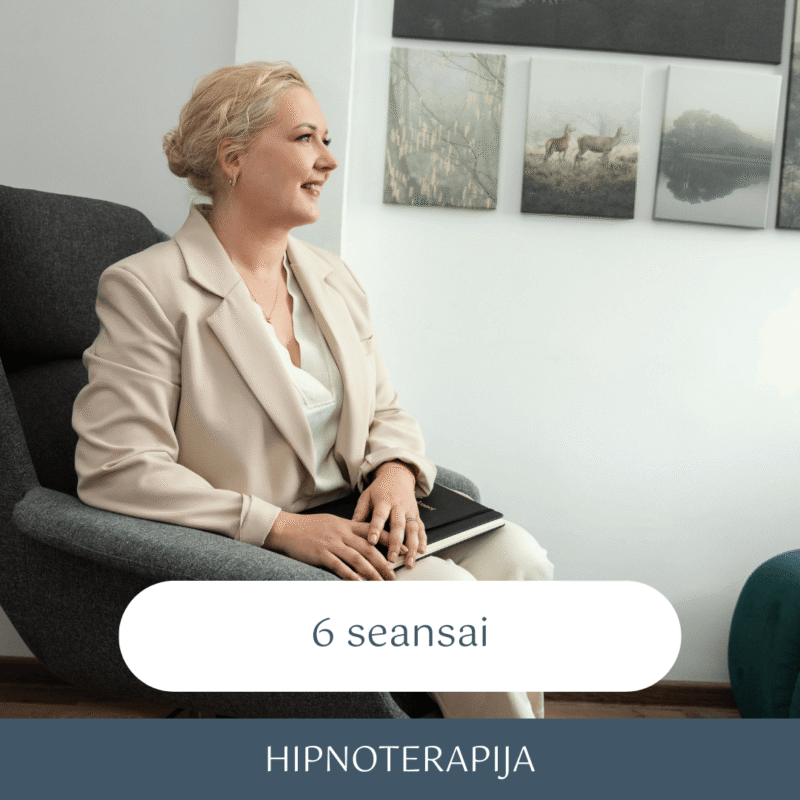 Hipnoterapijos seansų ciklas – individualus ilgalaikis darbas su pasąmone
